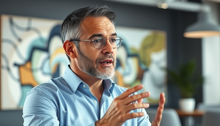 Middle-aged man discussing business structure for taxes protection and wealth.