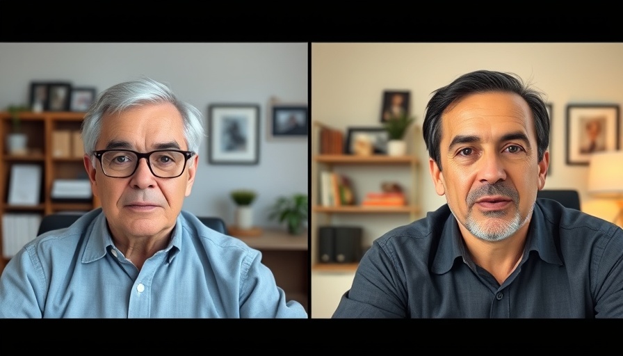 Two men in a virtual meeting to scale your real estate business.