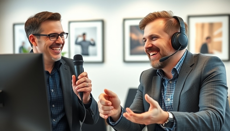 Two men networking on a video call about intentional networking in real estate.
