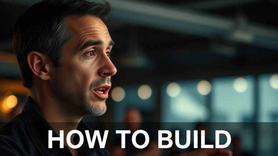 Focused man explaining wholesaling real estate, 'HOW TO BUILD' text overlay.