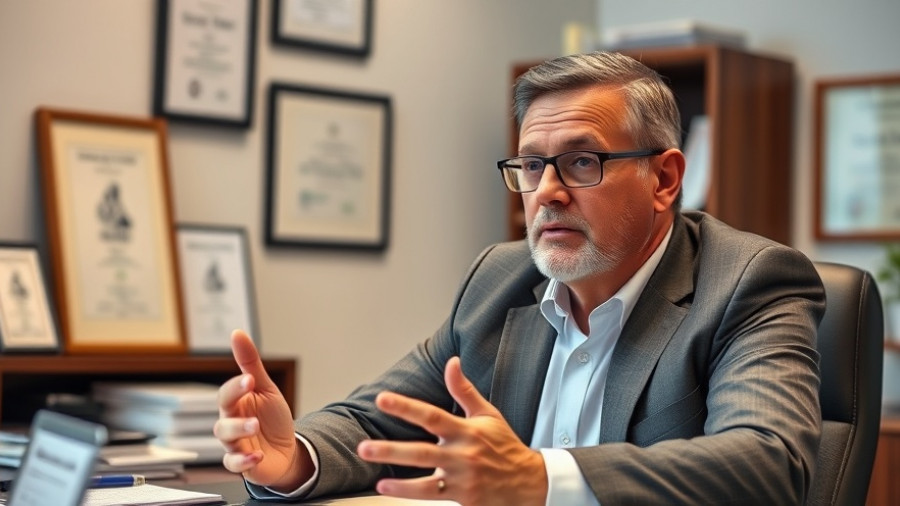 Professional man discussing buying a building without an SBA loan.