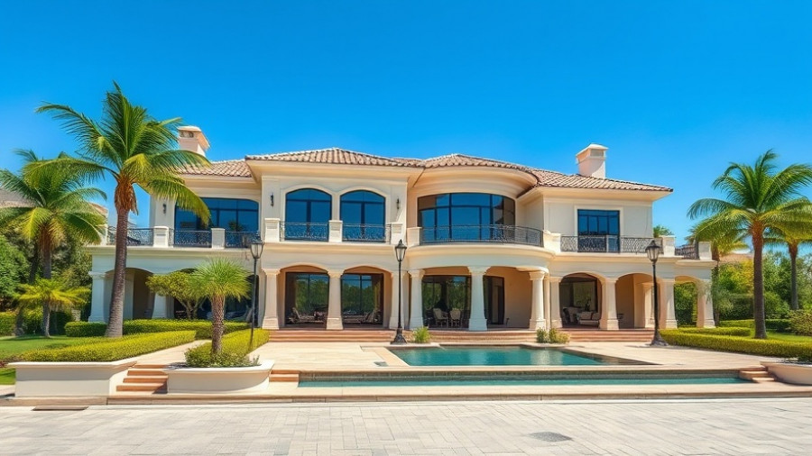 Luxurious villa exterior enhancing HOA management property value.