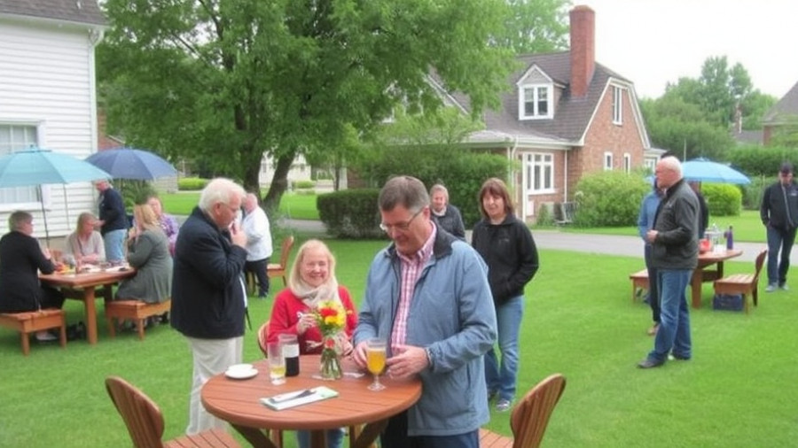 Kent Village resident plans to party rain or shine