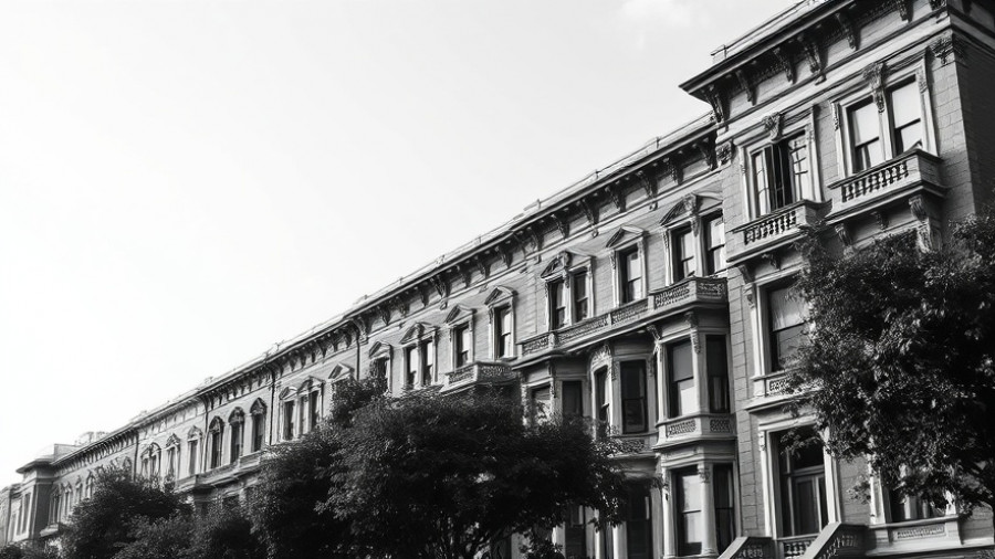 Historic row houses in NYC; NYC real estate history.