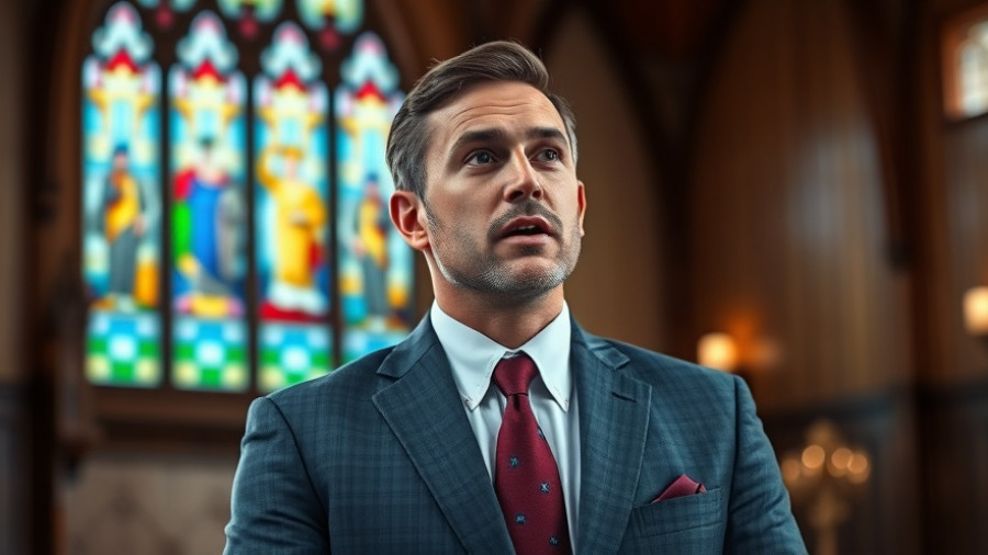 Caribbean Zone of Peace: Man speaking at church podium