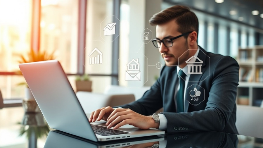 SmartDollar program financial analysis with financial planning icons on screen.