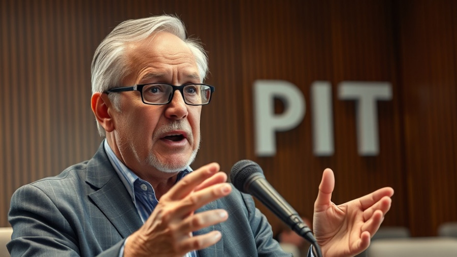 Middle-aged man explaining PITI meaning for rental income in office.