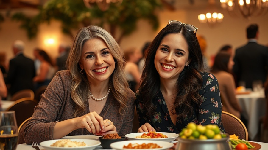 Two women at an event reflecting the sacred call of nursing.