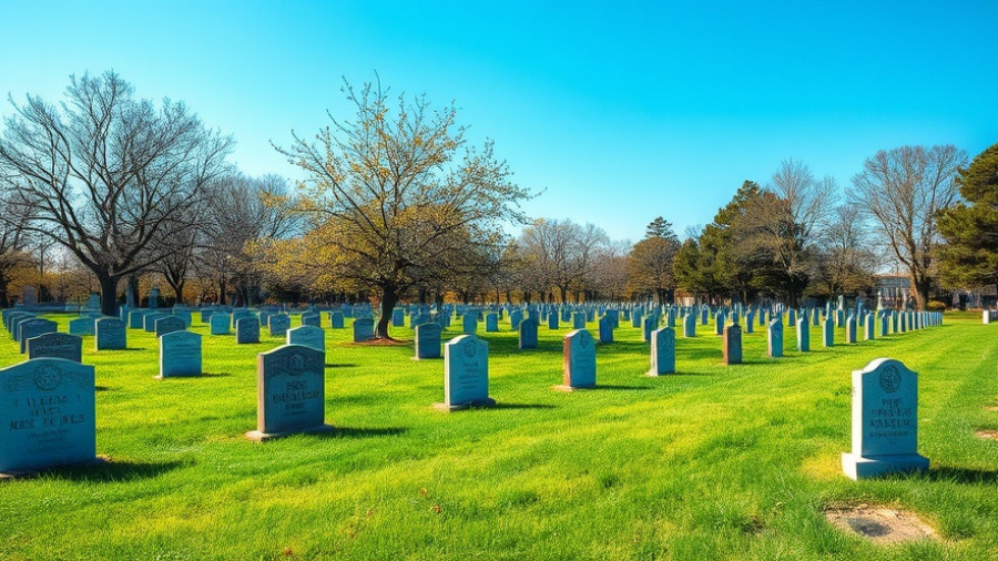 Cemetery in Queens with gravestones and trees behind a fence.