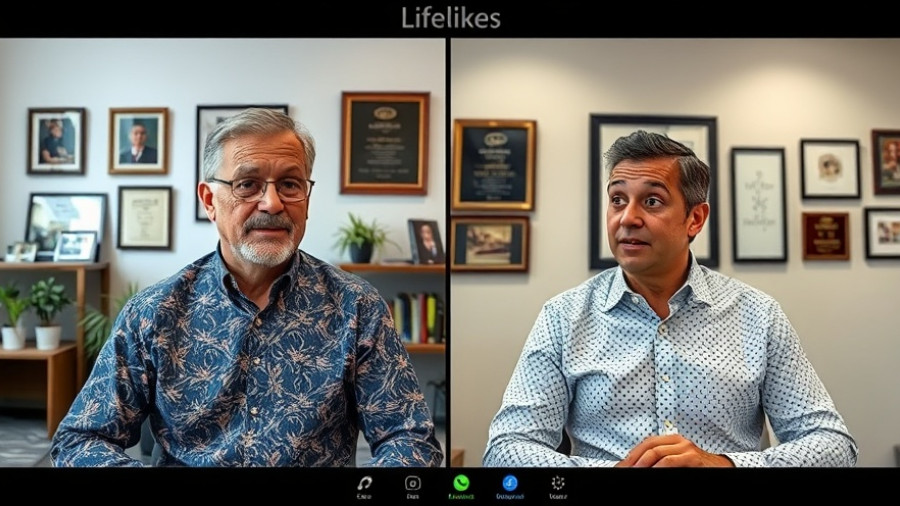 Business video call on real estate partnerships, two professionals talking.