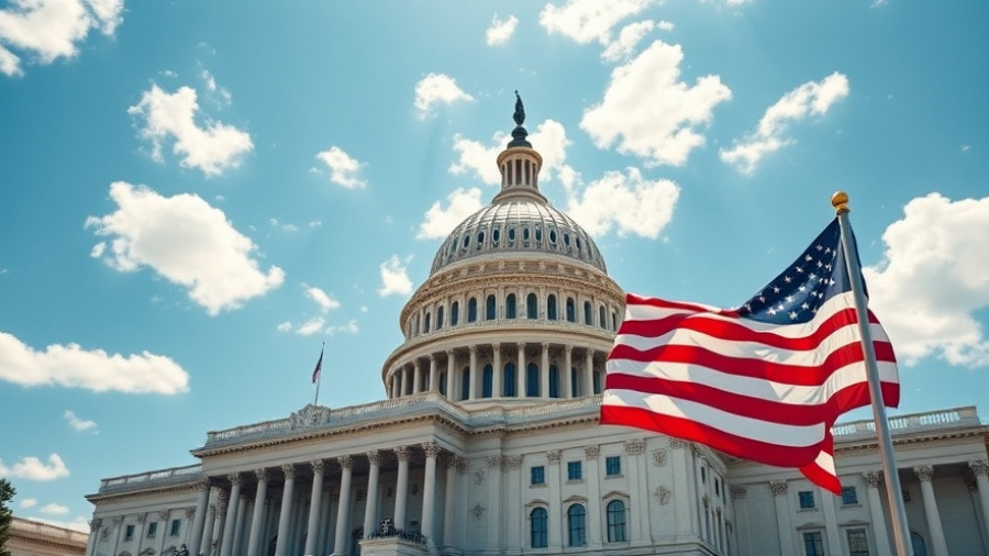 US Capitol symbolizes government decisions on emergency payments for seniors.
