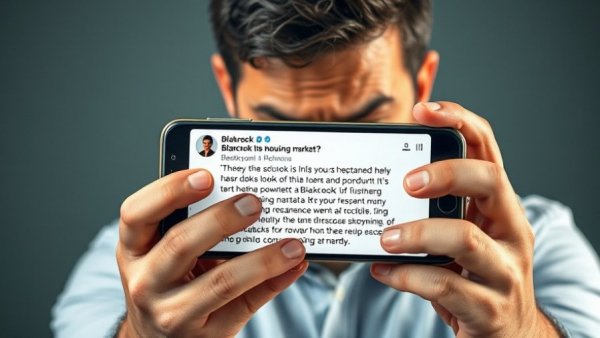 Concerned man in a Facebook post discussing Blackrock housing market crisis.