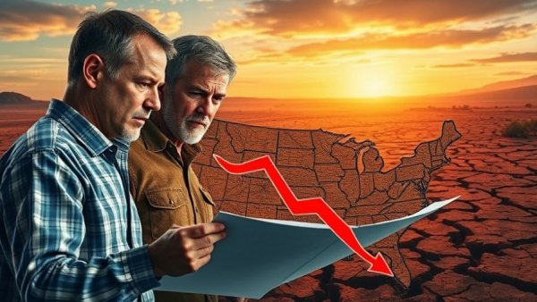 Conceptual image of land investing challenges in a recession.
