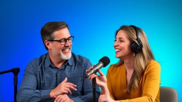 Probate listings podcast hosts discussing real estate strategies.