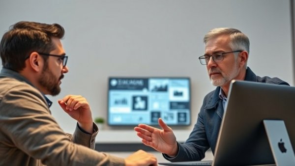 Two men in a virtual meeting discussing scalable real estate investing strategies.