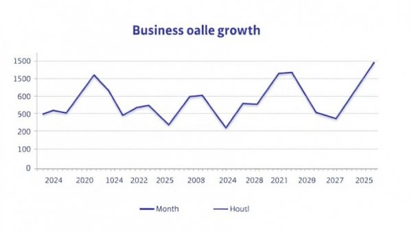 Graph of home sales growth trends in 2024 and 2025 showing decline and rise patterns.