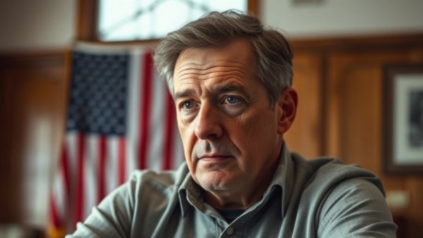 Man contemplating divorce impact, emphasizing emotional intelligence in business decisions.