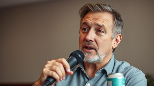 Man discussing 401(k) matching benefits in a professional setting.