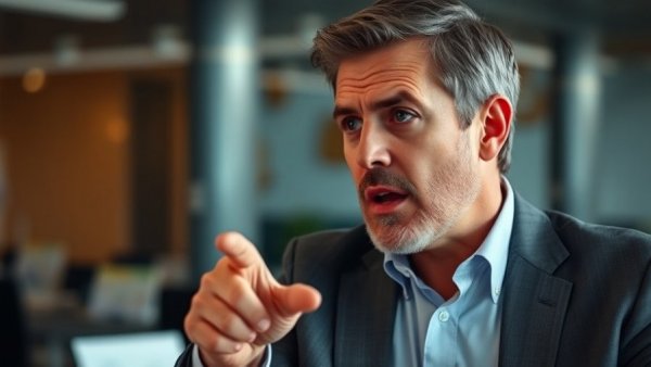 How Showing Up Matters in 2025: Passionate speaking in office.