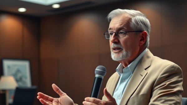 Financial expert discussing giving kids money through business on a podcast.