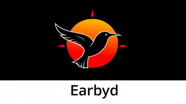 Early Bird Access logo with bird and sun design, stylish and modern.