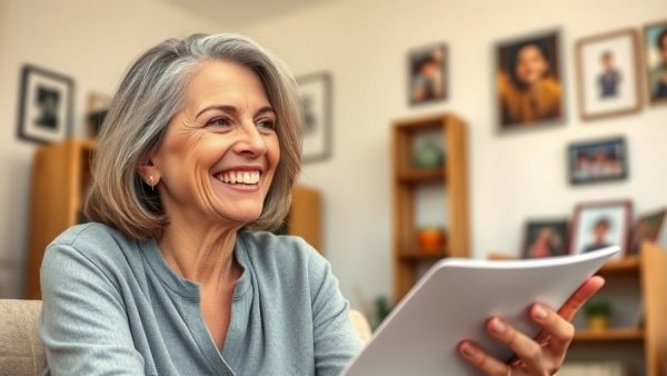 Real estate professionals content strategy discussion in a cozy home office.