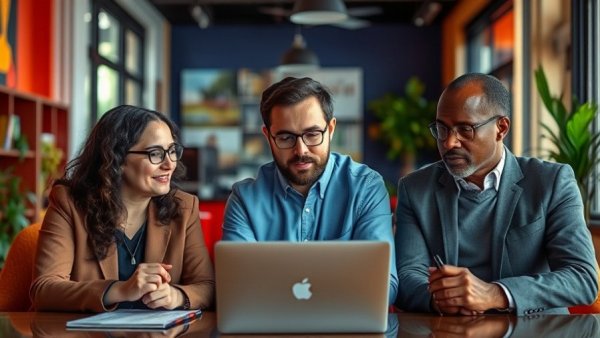 Three professionals on a video call discussing Discipline Over Debt in Real Estate Investing.