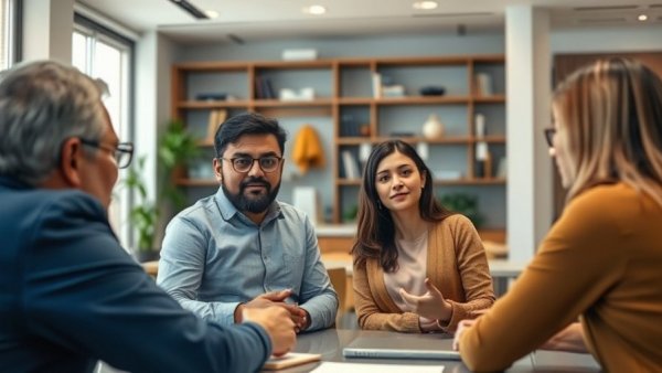 Virtual group meeting discussing most popular features for customers in 2025.