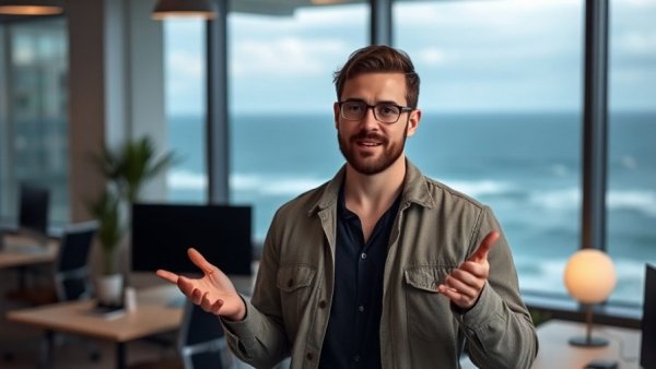 Casual man discussing how to trade crypto tax-free for life.