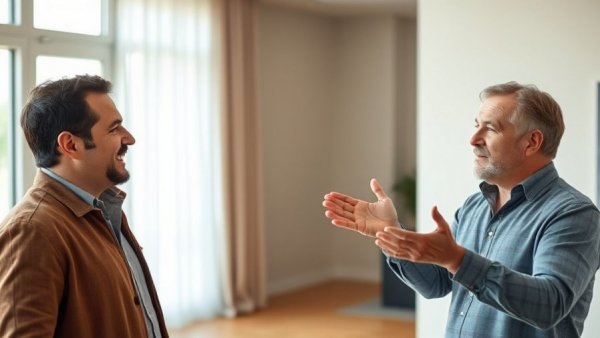 Animated discussion illustrating betting on uncertain markets concept.