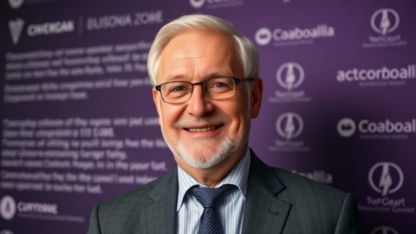 Social Media Hacks for Realtors: Businessman with branding elements.