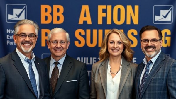 Four professional individuals promoting trends driving real estate wins 2025.