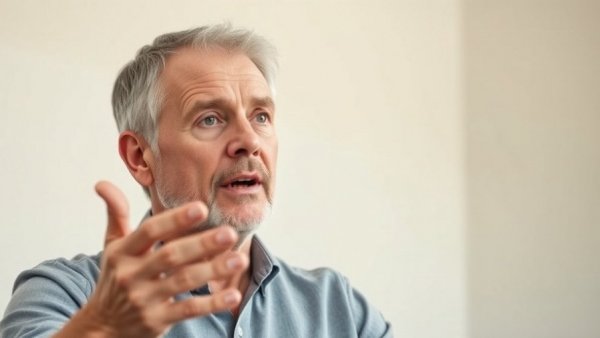 Man discussing common mistakes in raising money strategies indoors.