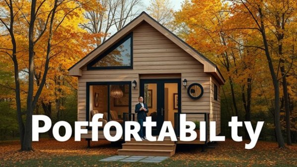 Tiny home profitability idea on Airbnb, person in nature.