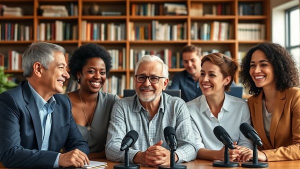 Virtual meeting with professionals discussing commercial real estate lessons.