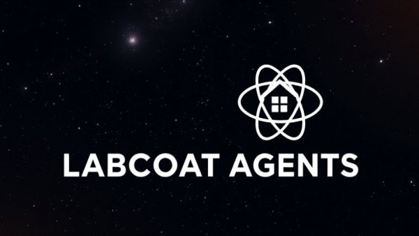 Space-themed logo for data-driven insights real estate.