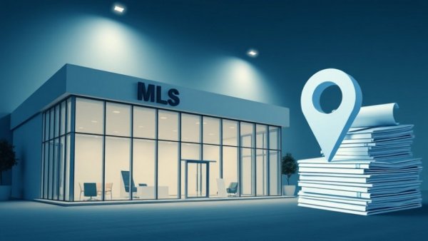 RMLS Alliance Broker Public Portal layout with building and icons.