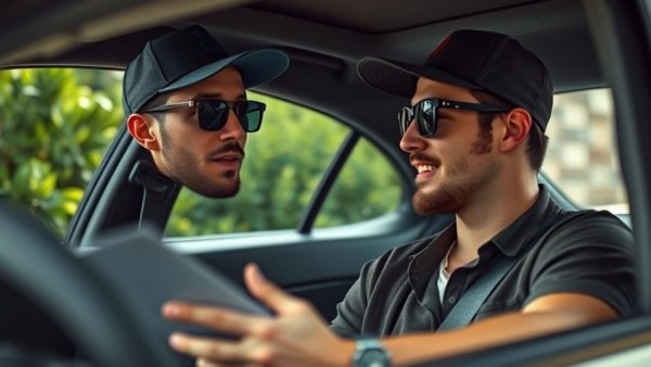 No money in real estate anymore? Man discusses in car setting.