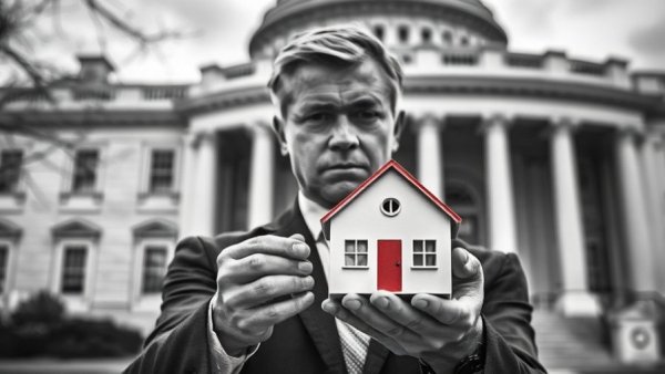 Housing Affordability Strategies depicted with symbolic composite image.