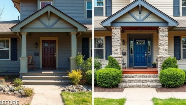 Outdoor upgrades that add value to your home: house exterior transformation.