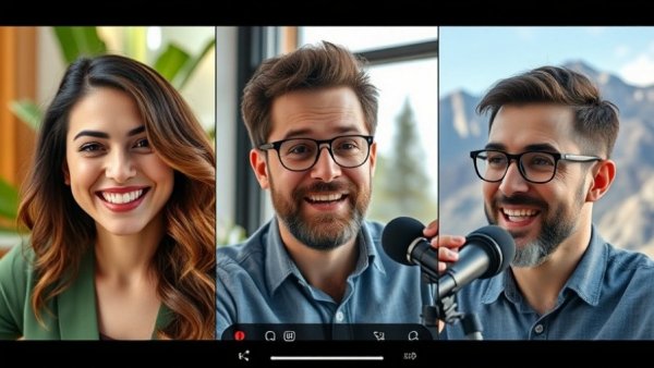 Video call discussing industrial real estate insights with diverse backgrounds.