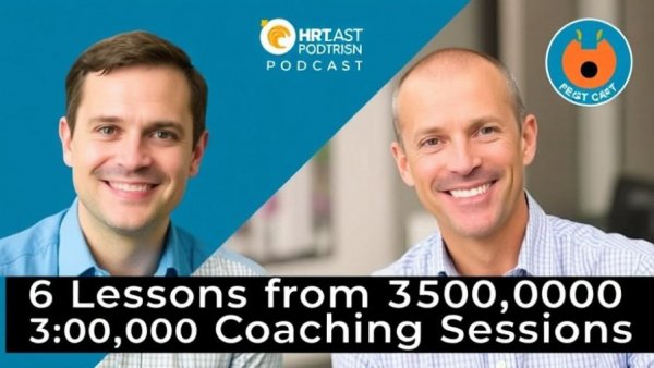 Insights from 230,000 Coaching Sessions podcast promotional graphic.