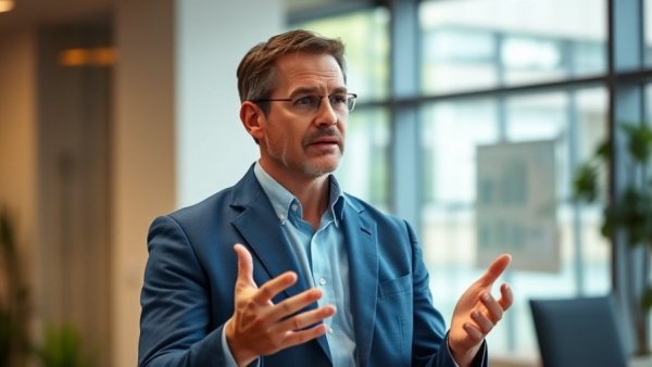 Middle-aged man discusses Real Estate Inside Your IRA concept