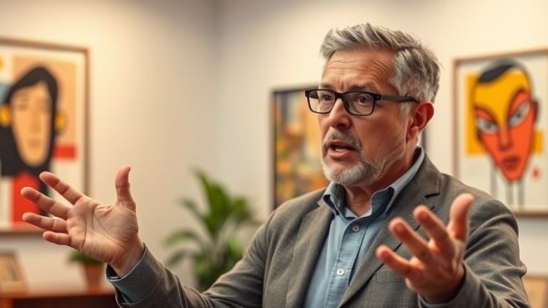 Animated man discusses benefits of living trusts.