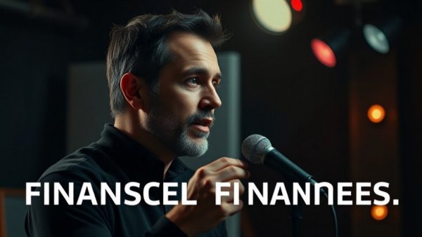 Man discussing funding for your deal in a dimly lit studio.