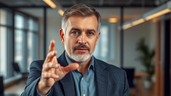 Middle-aged man discussing irrevocable trust pitfalls indoors.