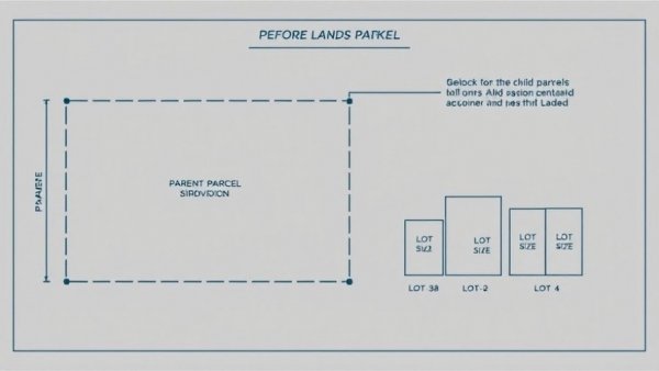 Diagram of 5-Step Subdivide System showing land parcel division.