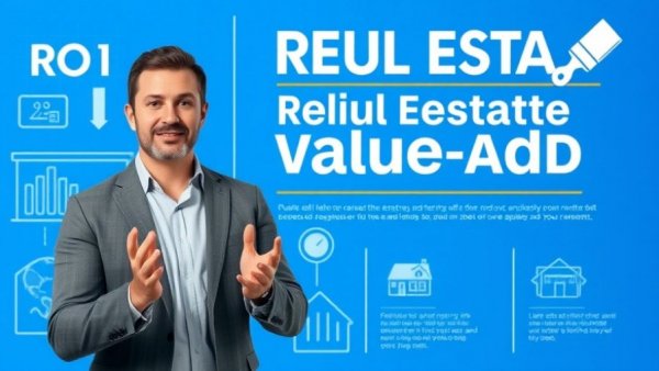 Infographic of 2026 Value-Add Real Estate Investment Strategies with presenter