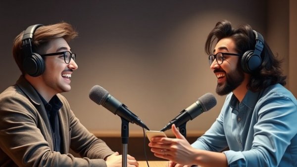 Discussion on becoming a successful real estate agent in a podcast.