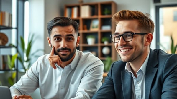 Engaged professionals discussing innovative student housing solutions via video call.